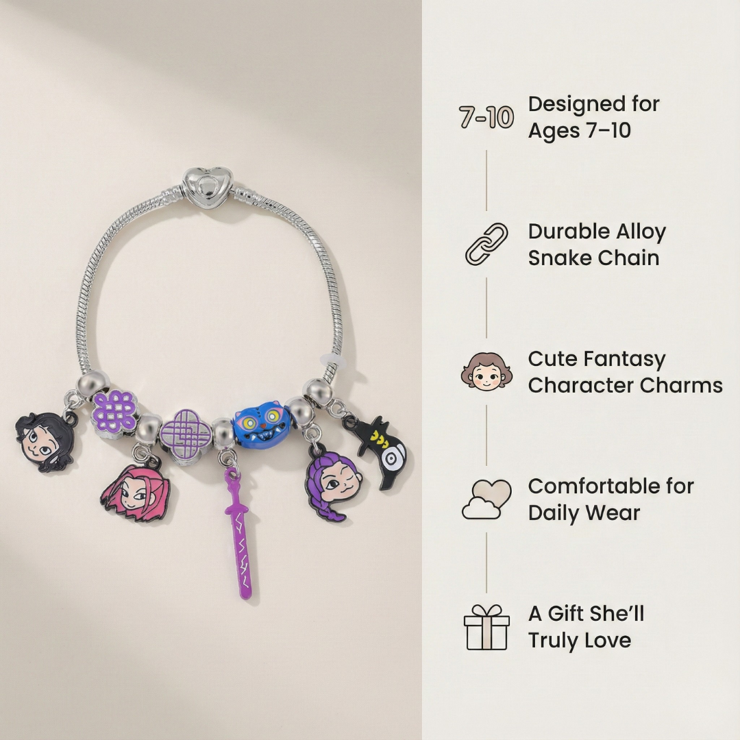 KPop Demon Hunters-Inspired Charm Bracelet