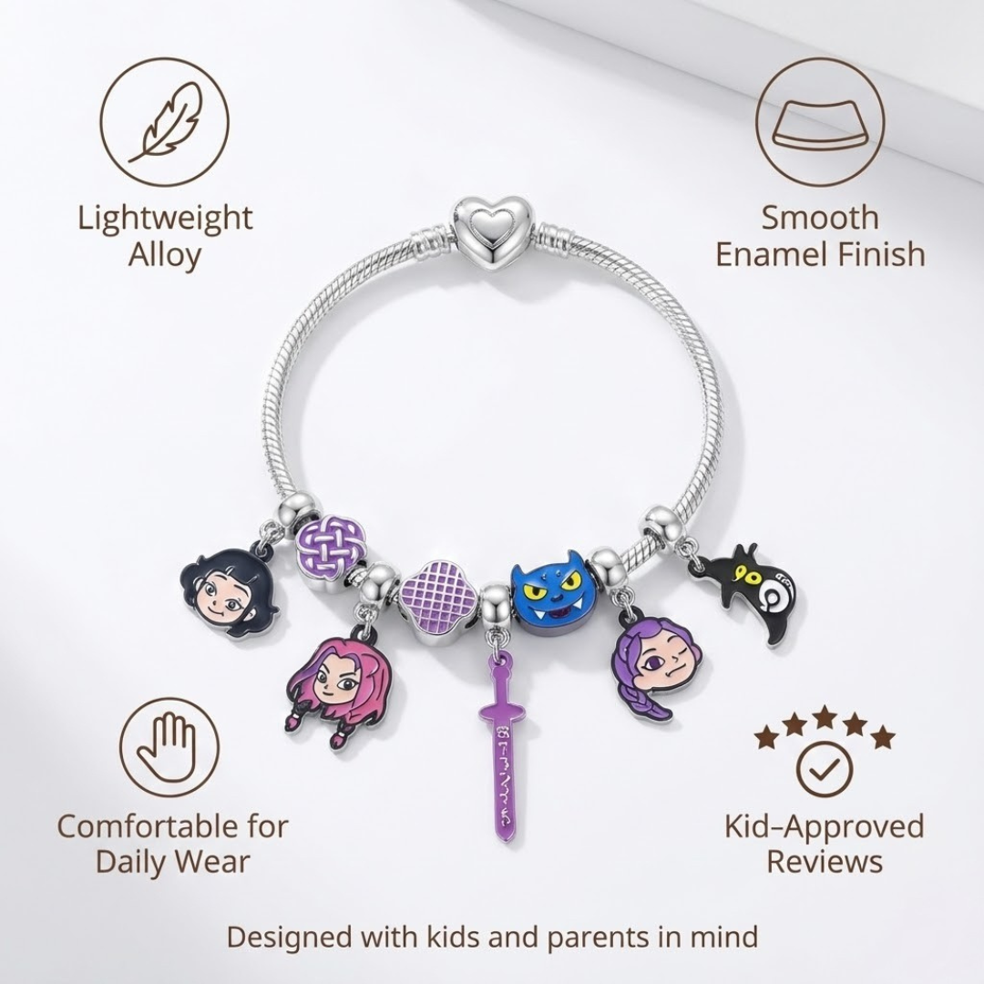 KPop Demon Hunters-Inspired Charm Bracelet