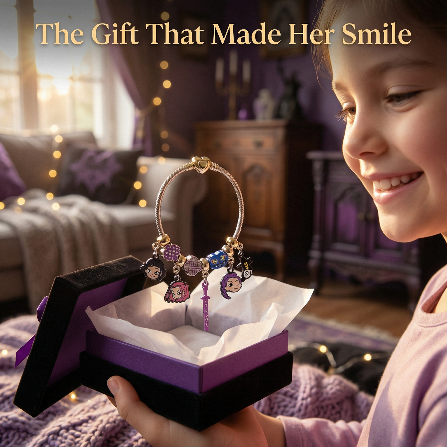 KPop Demon Hunters-Inspired Charm Bracelet