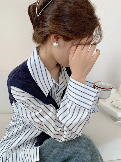 "2025 Luxurious Simple Brushed Frosted Metal Semicircle Earrings"