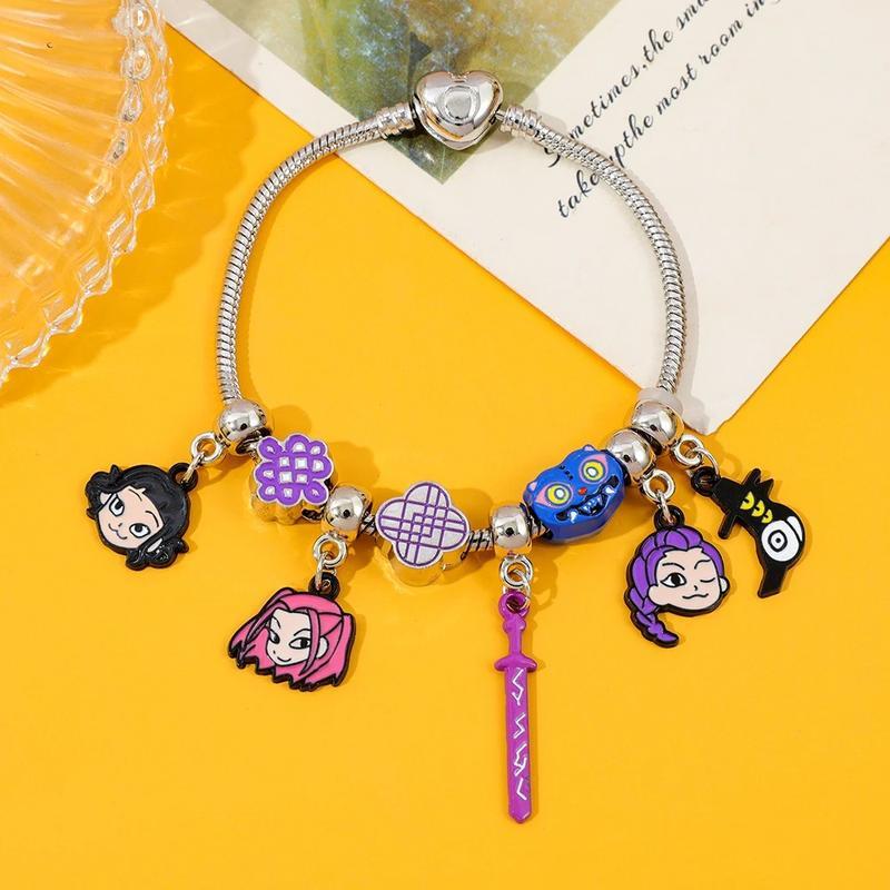 KPop Demon Hunters-Inspired Charm Bracelet